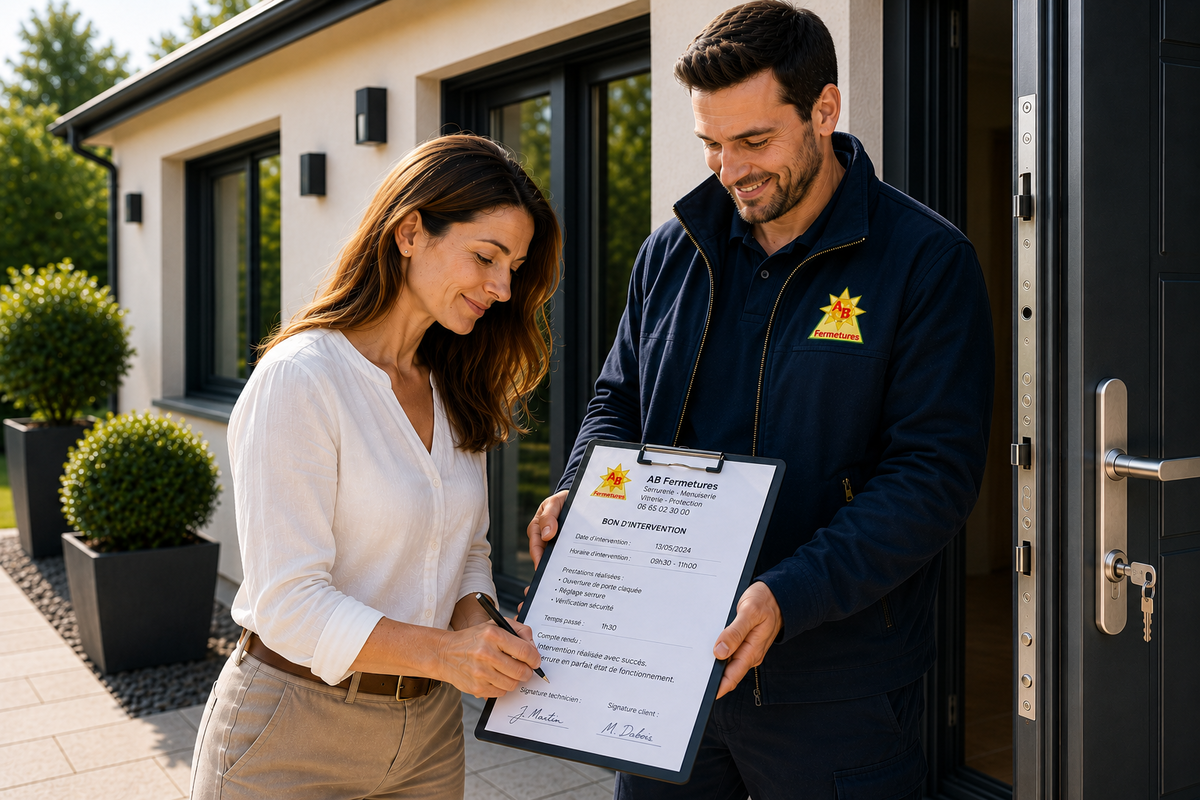 Client satisfait satisfaction garantie - www.ab-fermetures.fr